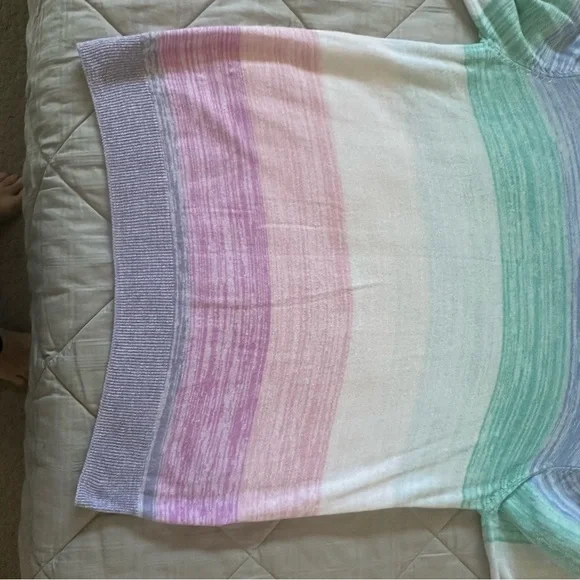 Splendid Pastel Striped Women's Sweater- Sz S - Picture 4 of 7